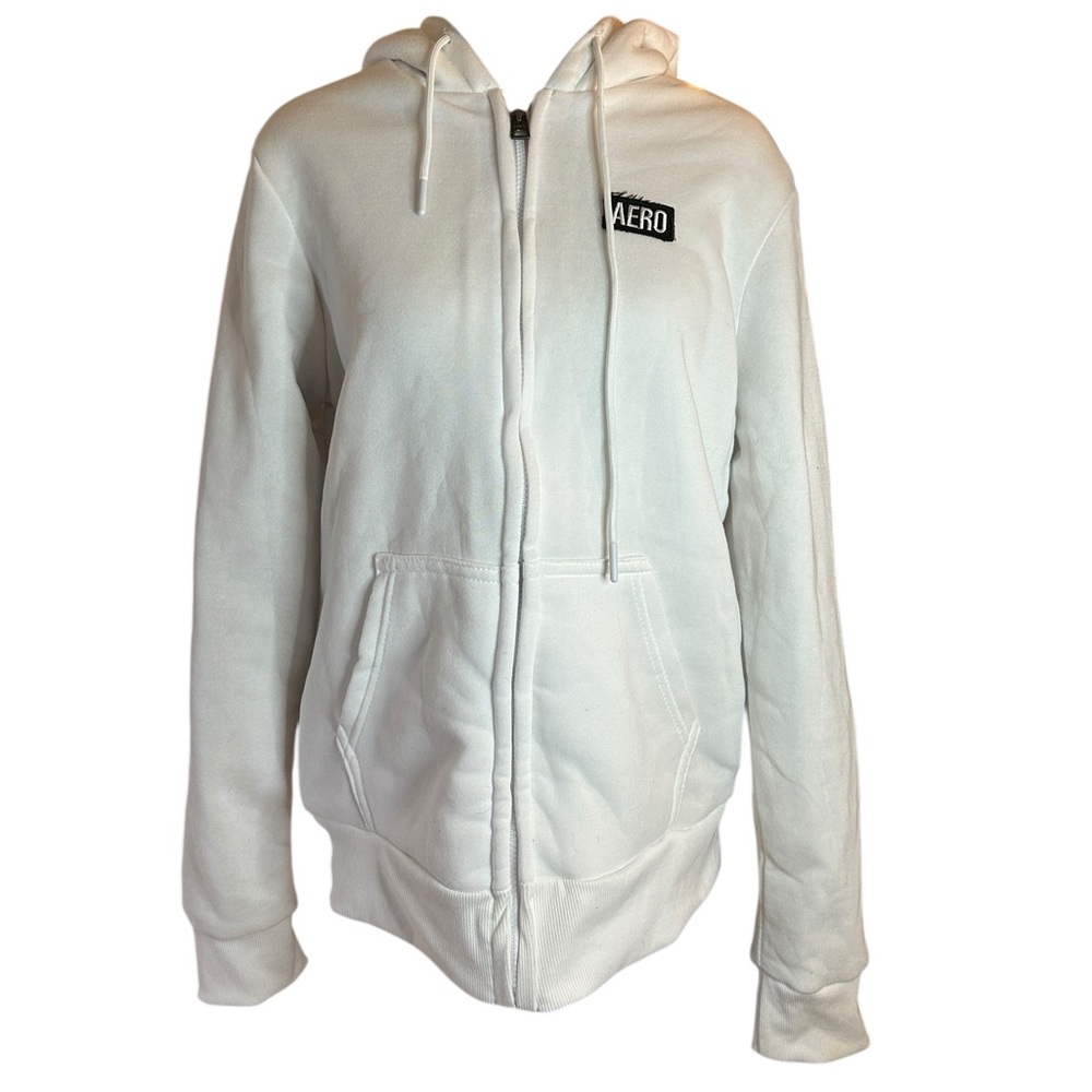 Cozy Fall Casual Every Day Aeropostale Arctic White Warm Sherpa-Lined Sweater M